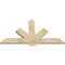 Ekena Millwork Kennewick Rough Sawn Timber Gable Bracket, Douglas Fir, 60"W x 32"H x 2"D x 6"F, 13/12 Pitch GBW060X32X0206KEN00RDF - alternate 3
